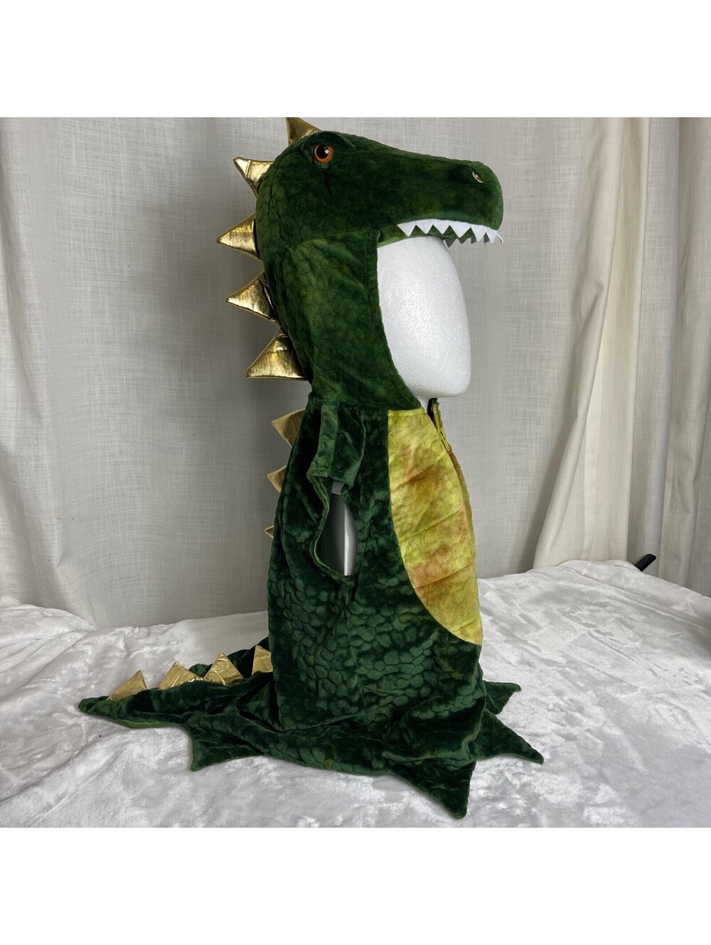 Dream Play Imagine Dinosaur Costume With Golden Scales 4T